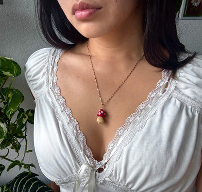 Mushroom, Snail, or Ghost Necklace