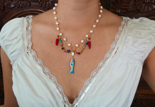 Fish Charm Necklace