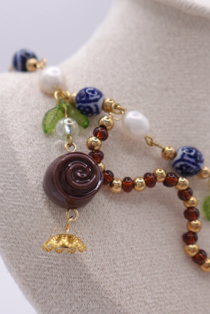 Vintage Chocolatier Necklace