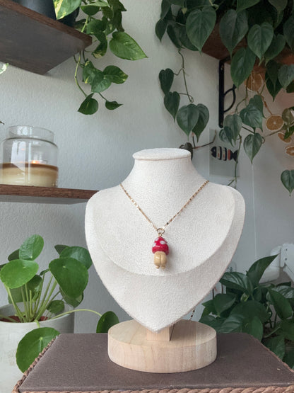 Mushroom, Snail, or Ghost Necklace