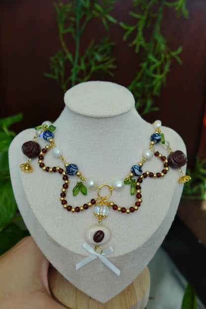 Vintage Chocolatier Necklace