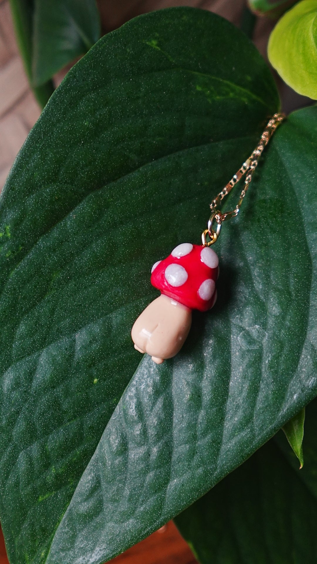 Mushroom, Snail, or Ghost Necklace