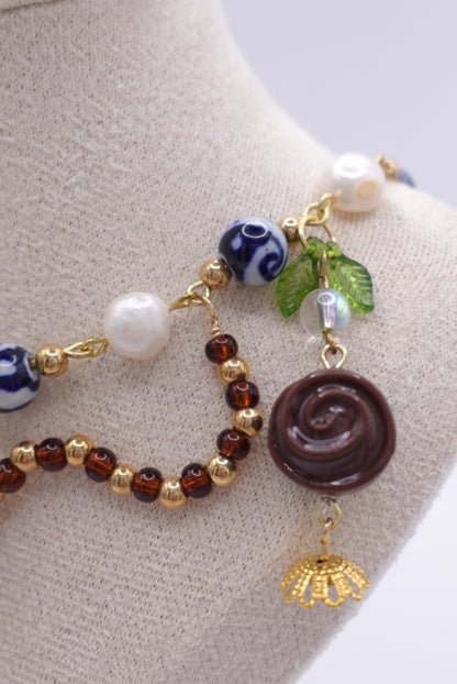 Vintage Chocolatier Necklace