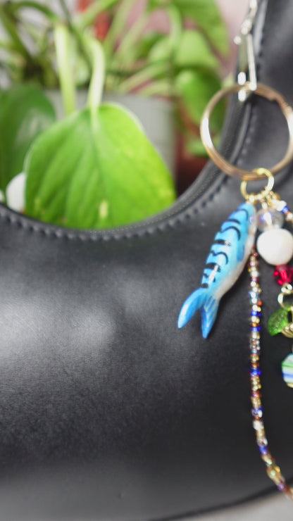 Mackerel Fish Keychain